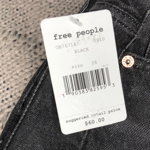 SOLD!! Mini Skirt Denim Distressed Cutoff NWT - Picture 4 of 8